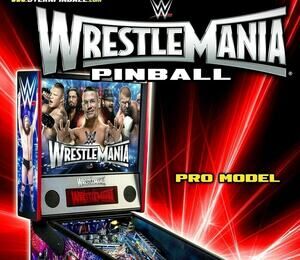 Legends Of Wrestlemania Pro Pinball FLYER Original NOS 2015 The Rock John Sena